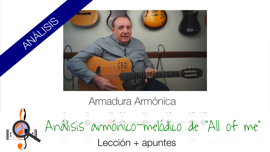 Análisis armónico-melódico de «All of me»