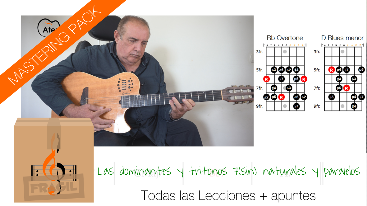 MASTERING LAS DOMINANTES Y TRITONOS 7(sin) NATURALES Y PARALELAS